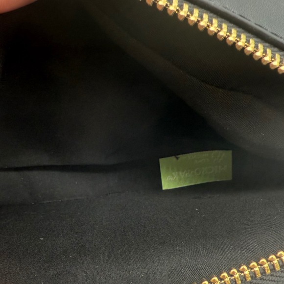 Valentino Orlandi Crossbody Bag Black Vegan‎ Leather Studded  Purse $280 - Picture 5 of 14